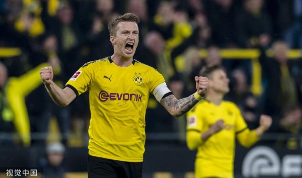 德甲-罗伊斯制胜球 小阿扎尔助攻 多特1-0领头羊