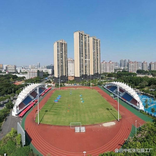 荆州看台雨棚解析场膜结构