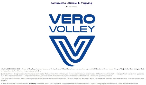 对于中国女排李盈莹 无缘留洋米兰 归国诊疗的情况讲解