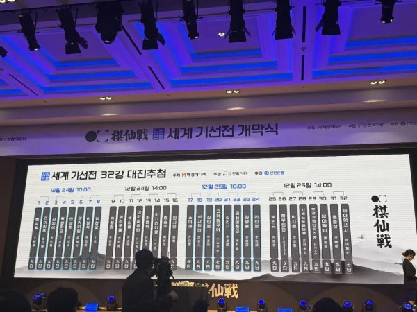 2025年棋仙战首轮对阵