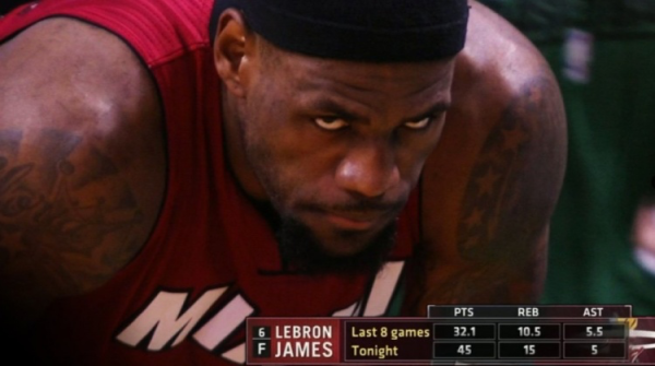 隆多：死字之瞳战的詹姆斯令东谈主无聊！巅峰凯尔特东谈主防不住他！